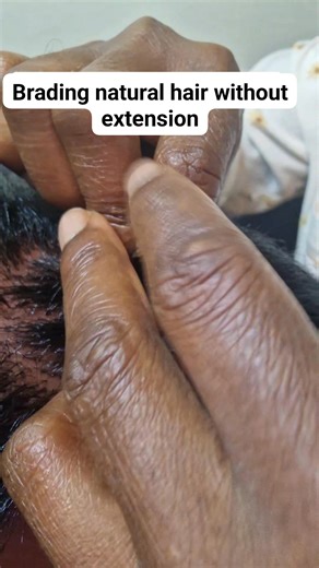 Brading natural hair without extension | jane fashion | Facebook