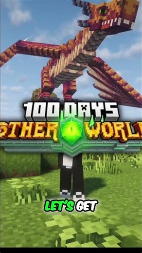 D&D + Guns in Minecraft? 100 Days of Chaos! #shorts