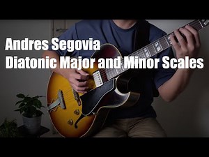 Andres Segovia Diatonic Major and Minor Scales