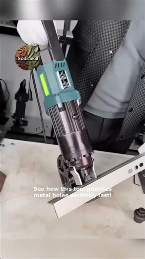 Metal Punching Perfected The Hydraulic Hole Puncher!