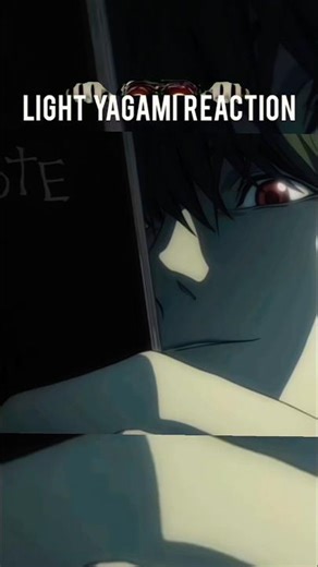 Light Yagami’s Shocking Reaction 😱 | Death Note#shots #anime