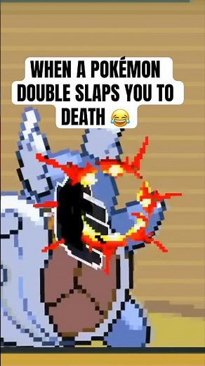 When a Pokémon double slaps you to death 😂 #pokemon #shorts