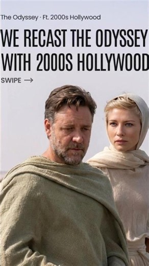 We Recast The Odyssey with 2000s Hollywood! 🏛️😱 #theodyssey #hollywood #greekmythology