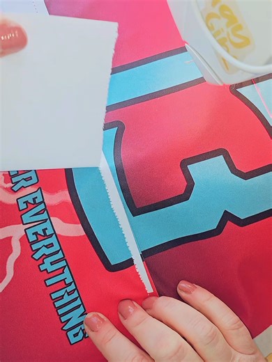 Sewing hack 101: CLEAR THREAD Seamless Tshirt Quilt Block 1 of 32. I wanted both words in this Quilt Block. Using clear thread and paper to attach with Fusible interfacing. #stitch #creative #sewing #trending #CHALLENGE Love a good sewing challenge!!