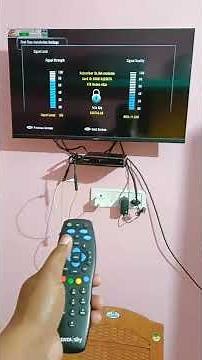 How to install tata sky setup box first time full process