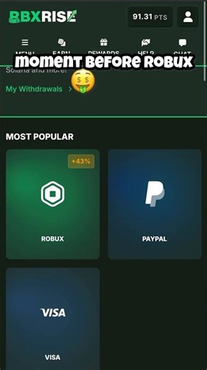 This website actually gives free robux #robux #rbxrise #free #roblox