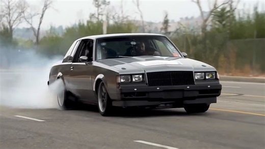 Testing wild custom Buick Grand National muscle cars