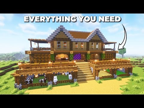 Ultimate Survival House Tutorial In Minecraft (EASY)