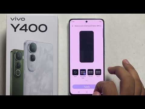 Vivo Y400: How to Change Home screen entering animation after unlock