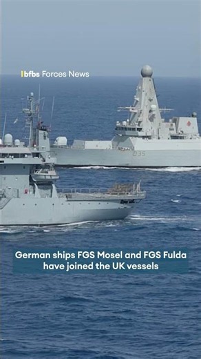 RFA Lyme Bay and HMS Dragon on Hormuz mission⚓