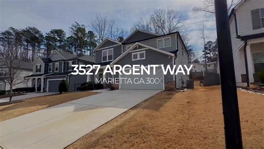Welcome Home to 3527 Argent Way ✨ Built in 2019 and located in a desirable, family-friendly community in Marietta, this beautifully maintained 4 bed | 2.5 bath home checks all the boxes. 🏡 Open-concept main level 🍽️ Walk-in pantry sit-in island 🔥 Cozy fireplace 🧺 Second-level laundry versatile loft 🌿 Spacious backyard for relaxing or entertaining 🚗 2-car garage 🎾🏊‍♂️ Community tennis & swimming amenities Light-filled bedrooms, a functional layout, and a welcoming neighborhood make this t