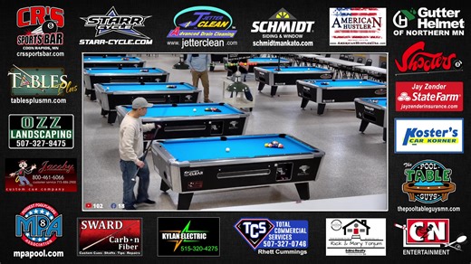 Seco Varani Invitational 8 Ball | 44th Annual American Legion | Faribault, MN 32 Player Invitational 8 Ball Race to 5 | Winner Breaks | Double Elim 7ft Valley Tables | Red Circle Cue Ball Modified VNEA Rules Bracket: https://manager.compusport.us/GeneralSearch/Index/17262?callFromHomePage=True --------------- Music: Licensed by Epidemic Sound Thanks For Watching 👀 Facebook: https://www.facebook.com/MidwestCueSports YouTube: https://www.youtube.com/@MidwestCueSports -----------------------------