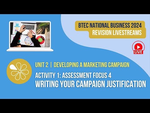 Writing your Justification (AF4) for BTEC National Business Unit 2