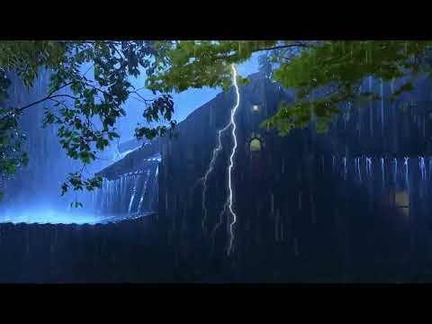 “Instant Sleep: Natural Rain and Thunderstorms for a Peaceful Night”