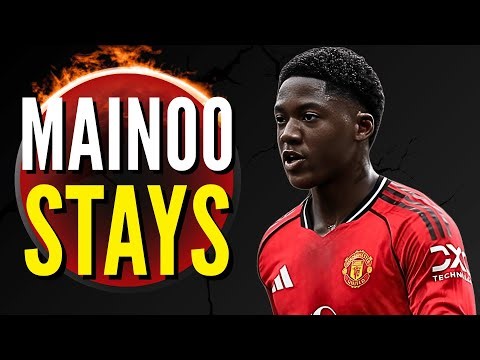 Kobbie Mainoo is STAYING at Manchester United! ✅