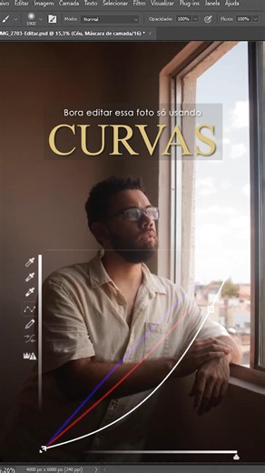 Bora editar uma foto SÓ usando CURVAS