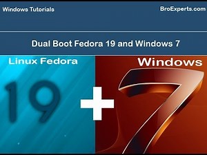Dual boot Installation windows 7 and fedora 19