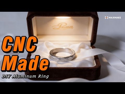 DIY Aluminum Ring on a Desktop CNC | Machining Jewelry from Scratch 💍