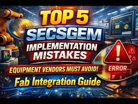 Top 5 SECSGEM Implementation Mistakes Equipment Vendors Must Avoid Fab Integration Guide