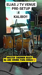 24K views · 570 reactions | Musical Instrument/Drums pre set up ready na para bukas, see you KALIBO - Elias J. Tv. Band #eliasjtvband #highlights #reelsfbシ | Paps Bhong Reacts | Facebook