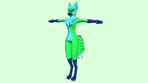 Maned Wolf - VRChat & VTuber Avatar - 3D model by Zab (@lixyco)