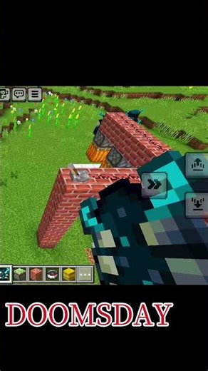 DOOMSDAY MINECRAFT VERSION😱 #minecraft #shorts