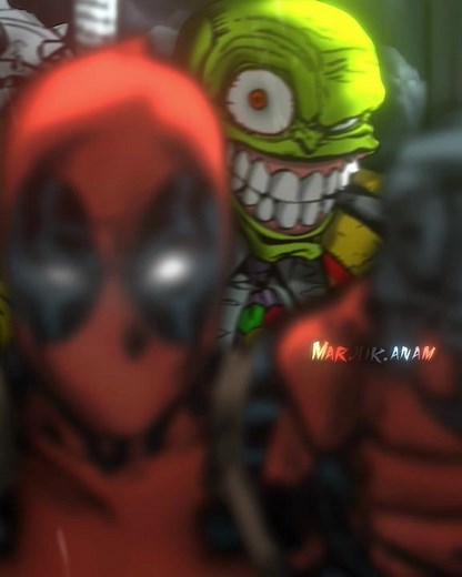 【 Deadpool vs The Mask💀🔥 】 Marvel「Comic Edit」 #edit #dc #marvel #ironman #deadpool #mask #comic