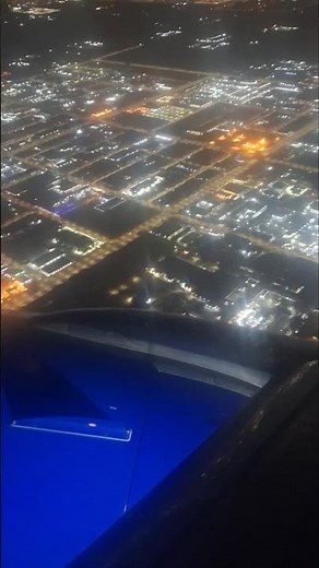 Stunning Night View of Dubai from the Sky | Aerial City Lights from Flight#skyview#skytower #airview