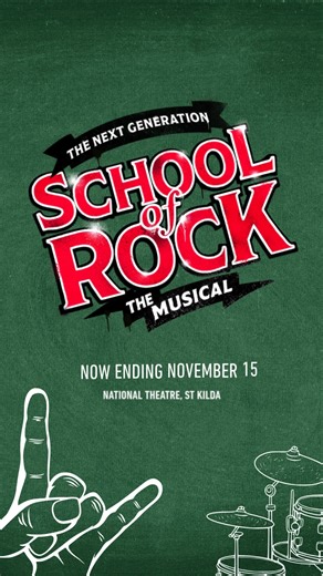 School of Rock The Musical starts 1st November. Grab $65 discount tickets to the Preview session & be the first to witness the show live! Preview sessions are your exclusive access for an exciting first look at the production. Experience the show with early access before it officially opens. Seats are limited. ✨ All A Reserve tickets for the preview show are $65. ✨ Music by Andrew Lloyd Webber, lyrics by Glenn Slater, and a book by Julian Fellowes, School of Rock The Musical brings pure rock reb