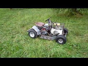 HAKO racing mower testdrive.......Probefahrt von neuen Renntrecker Rennrasenmäher