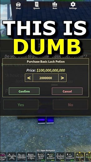 World Record in LUCK??? in Prospecting Roblox