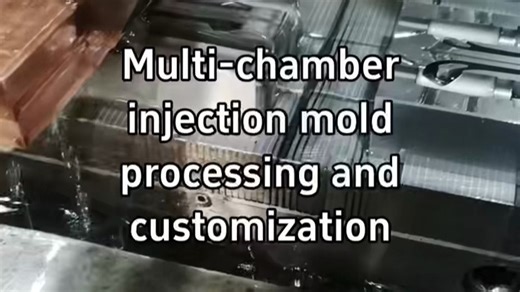 Multi-chamber injection mold processing and customization