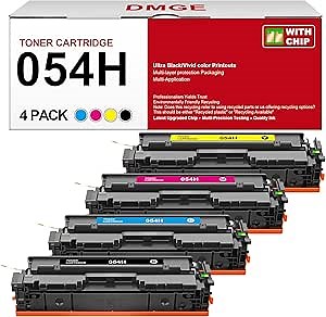 054H 054 Toner Cartridge Set Replacement for Canon 054H 054 CRG-054 Compatible with Canon Color imageCLASS MF642Cdw Toner Cartridges, MF644Cdw, MF641Cdw, LBP622Cdw Laser Printer,4 Pack