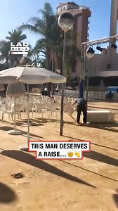 267K views · 1.1K reactions | He's the human chair dispenser 晴 | LADbible | Facebook