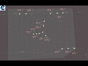 Point Merge: 4 entry points and 1 runway