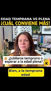 📊 ¿Edad temprana o edad plena? ¿Cuál le conviene más para jubilarse? 🎯 Todo depende de su salud, necesidades financieras y expectativa de vida. ¡No todos los casos son iguales! 📽️ Vea el video donde le explicamos con ejemplos reales cuál podría ser la mejor opción para usted. #SeguroSocial #JubilaciónTemprana #EdadPlena #RetiroInteligente #SSA2025 #LatinosUSA #DecisiónFinanciera #JubilaciónEstrategica #katmartzsegurosocial | Kat Martz Seguro Social