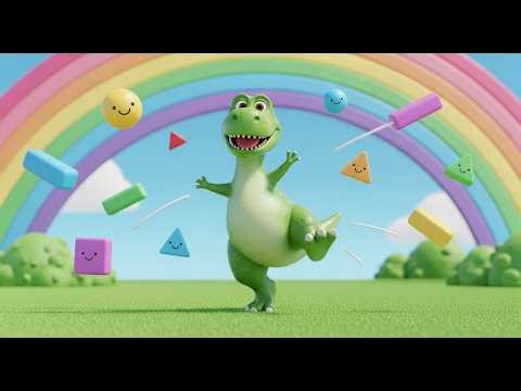 Dino Learns Shapes Today | Learn Shapes for Toddlers | Dinosaur Song