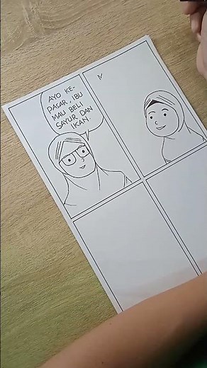 Easy-to-Follow 4-Panel Comic About Economic Activities #darwisart #drawing #drawingcomics