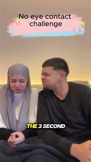 The Ultimate Couple No Eye Contact Challenge #couplechallenge #noeyecontact #couplegoals #funnyfails