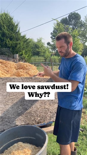 Visit a local sawmill to get free or cheap carbon for compost, gardens, paths, bedding and more! #sawdust #sawmill #carbon #free #cheap #wood #renewableresources #permaculture #compost #feedthesoil #soilhealth | Restoration Farms
