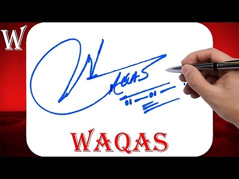 Waqas Name Signature Style | W Signature Style | Signature Style of My Name Waqas