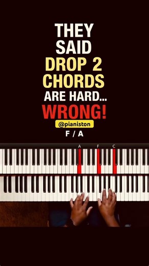 Easy drop2 @Pianiston #piano #music play #song chords #live today #drop tutorial