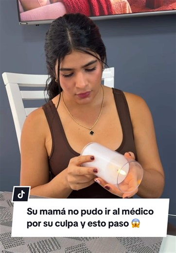 Su mamá no pudo ir al médico por su culpa😱 #reflexion #latinosenusa #usatiktok🇺🇸 #historia