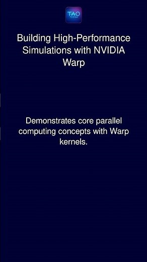 Building High-Performance Simulations with NVIDIA Warp