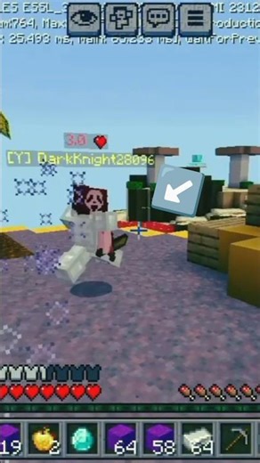 Minecraft cube craft bed wars gameplay With annoying players! #minecraft #bedwars #shorts