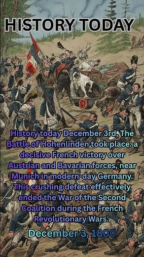 Today In History#The Battle of Hohenlinden