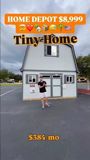 Home Depot Delivered an $899 Tiny Home to Florida… So We Took a Full Tour 🏡😳