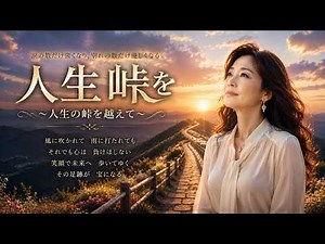 人生峠｜聴けば涙があふれる…人生の山坂を越えてきた人へ贈る感動の名曲｜心に響く人生応援歌