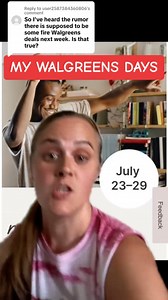 Lets talk about Walgreens Days!! There are some anazing deals happening next week at walgreens. July 23-29. #liztheclearancequeen #learntocoupon #walgreens #walgreenscouponing #walgreensdeals #deals #walgreensdays #couponing #coupons #deals | Liz the Clearance Queen