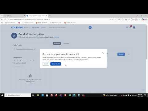 How To Unenroll From A Course On Coursera - Full Guide